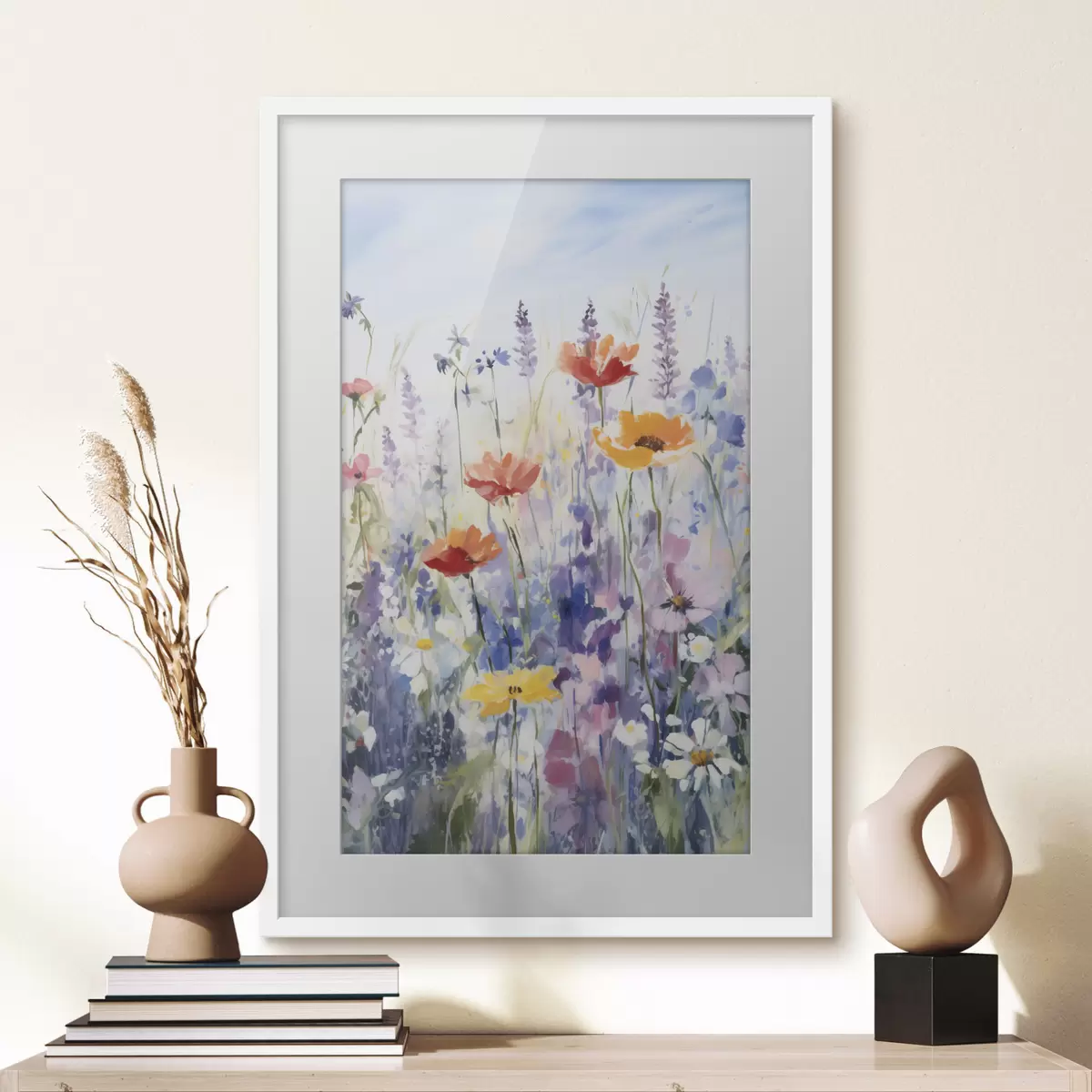 Poster Fleurs sauvages à l'aquarelle f40503