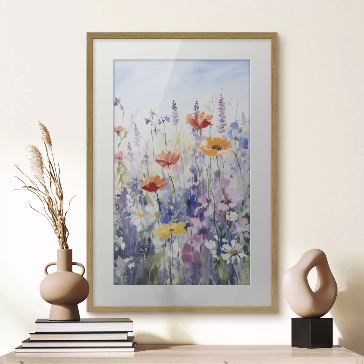 Poster Fleurs sauvages à l'aquarelle f40503