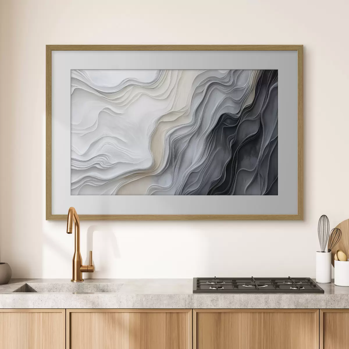 Poster Vague sous les doigts f40507