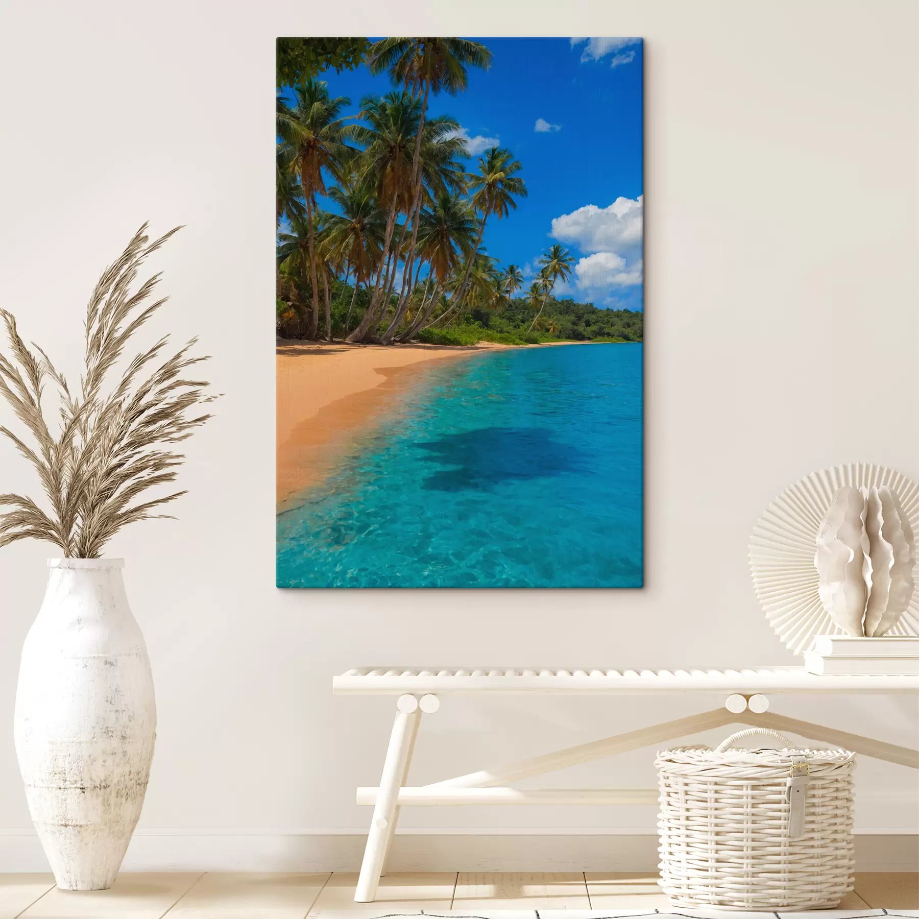 Papier peint Plage sur une île tropicale s40463