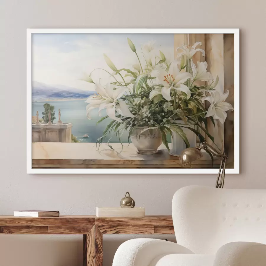 Papier peint Lys au bord de la mer f40682