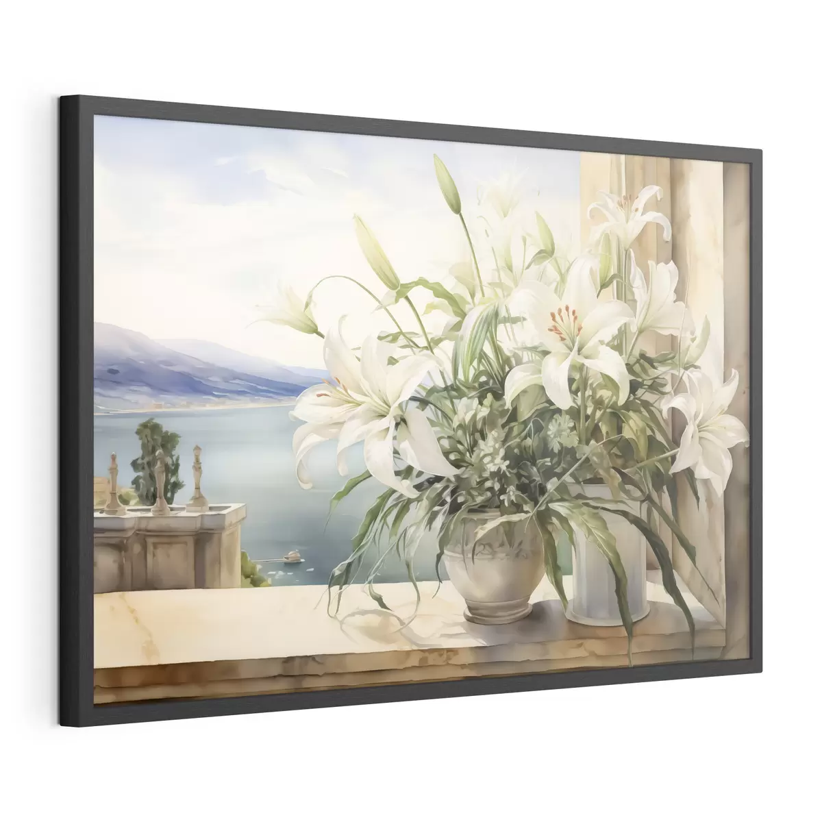 Poster Lys au bord de la mer f40682