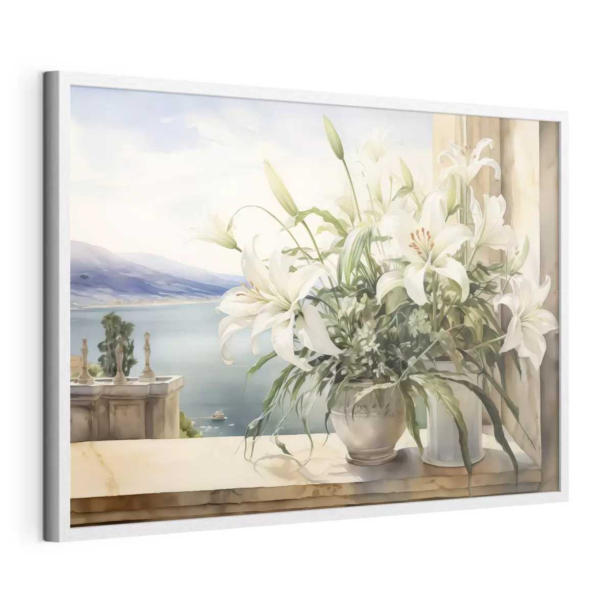 Poster Lys au bord de la mer f40682