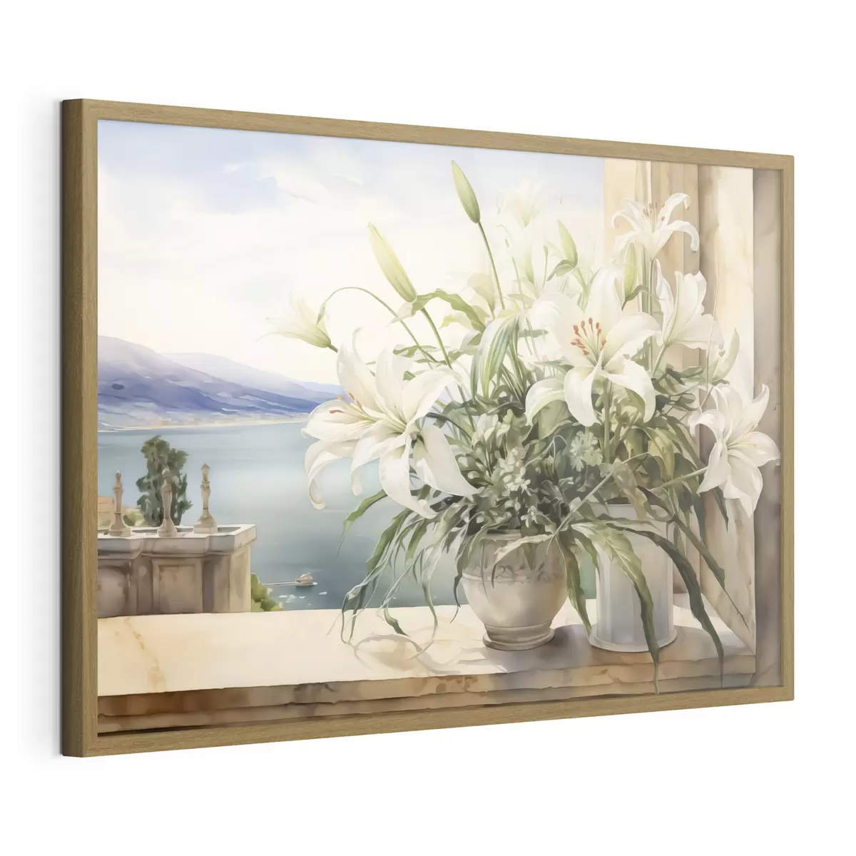 Poster Lys au bord de la mer f40682