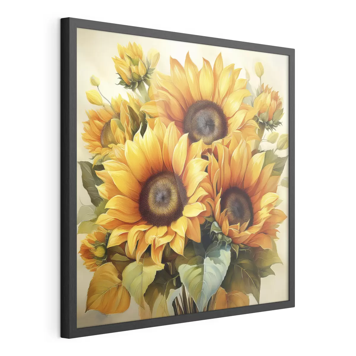 Poster grands tournesols, tournesols jaunes f40710
