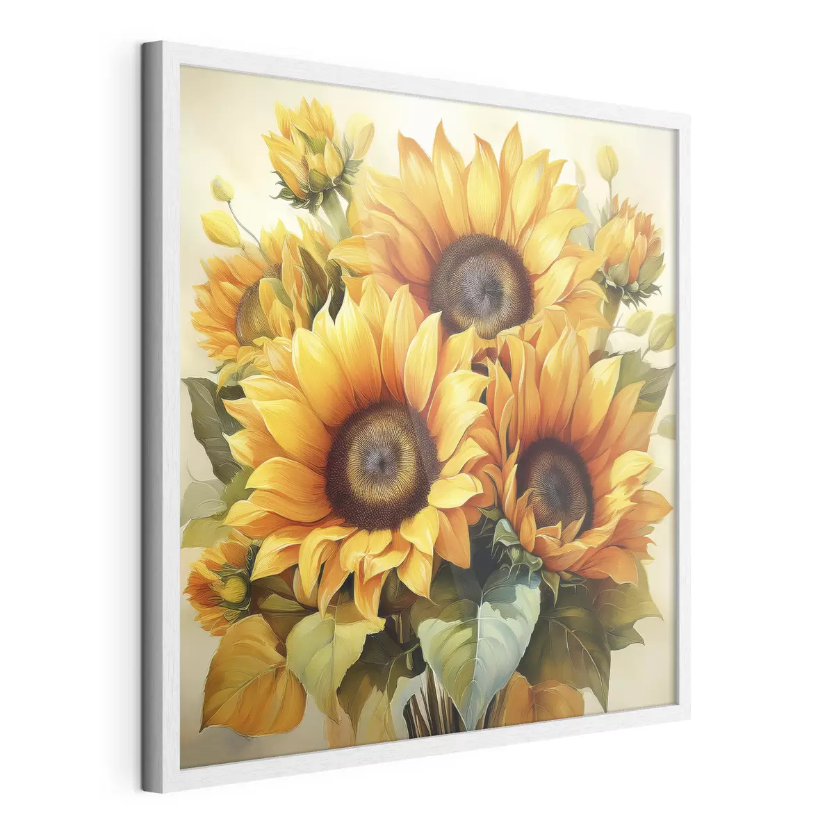 Poster grands tournesols, tournesols jaunes f40710