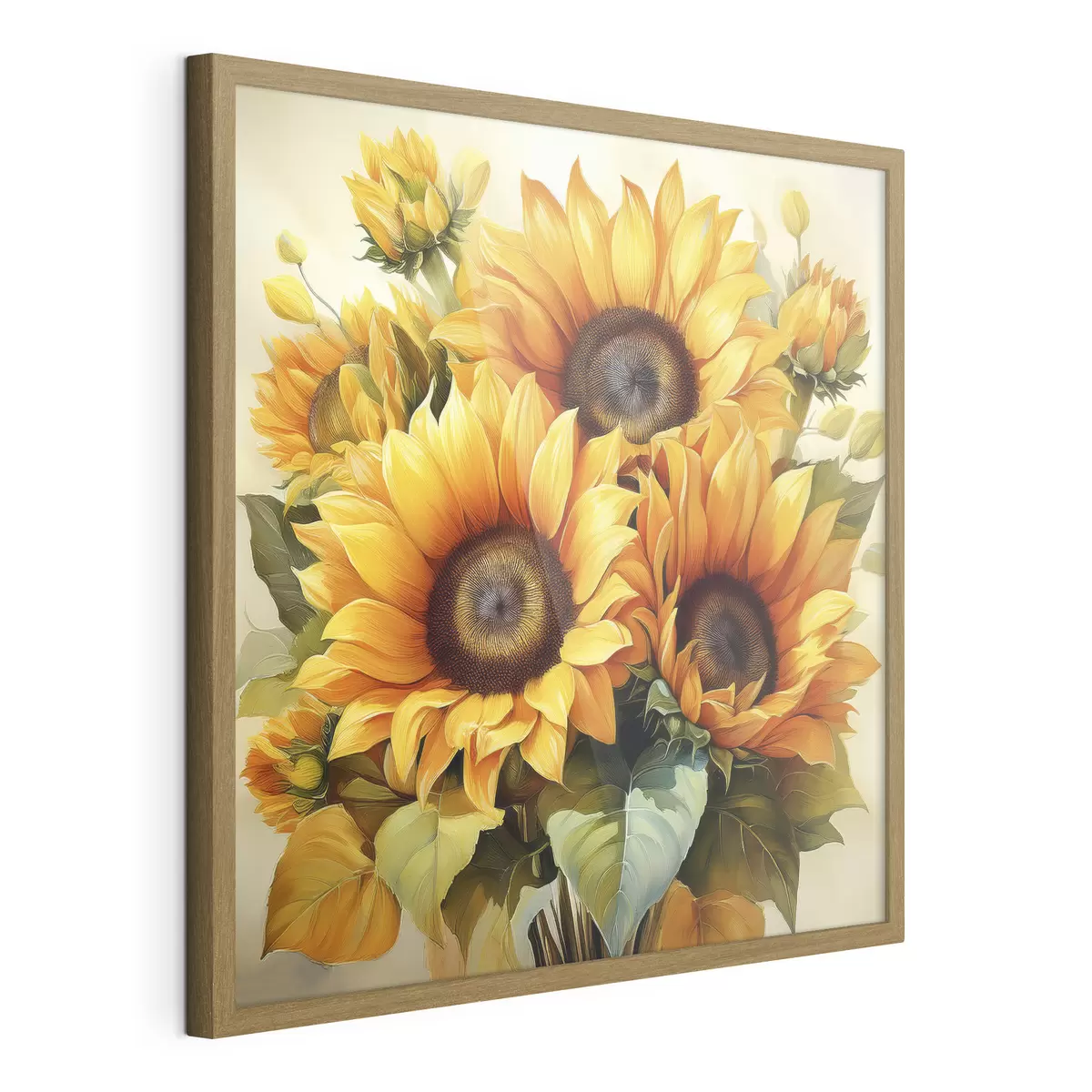 Poster grands tournesols, tournesols jaunes f40710