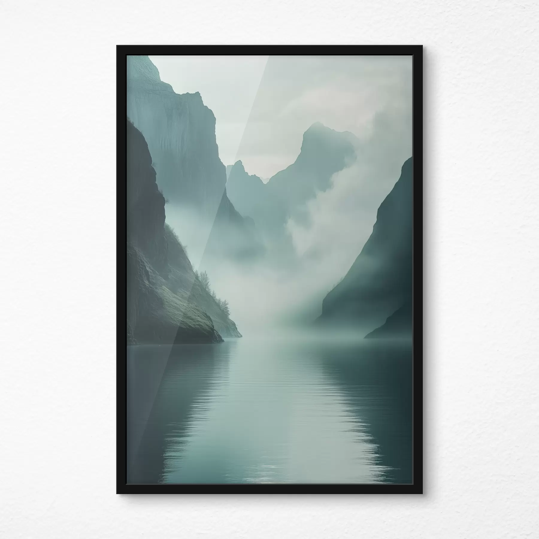 Tableau Montagnes mystérieuses dans le brouillard f40653
