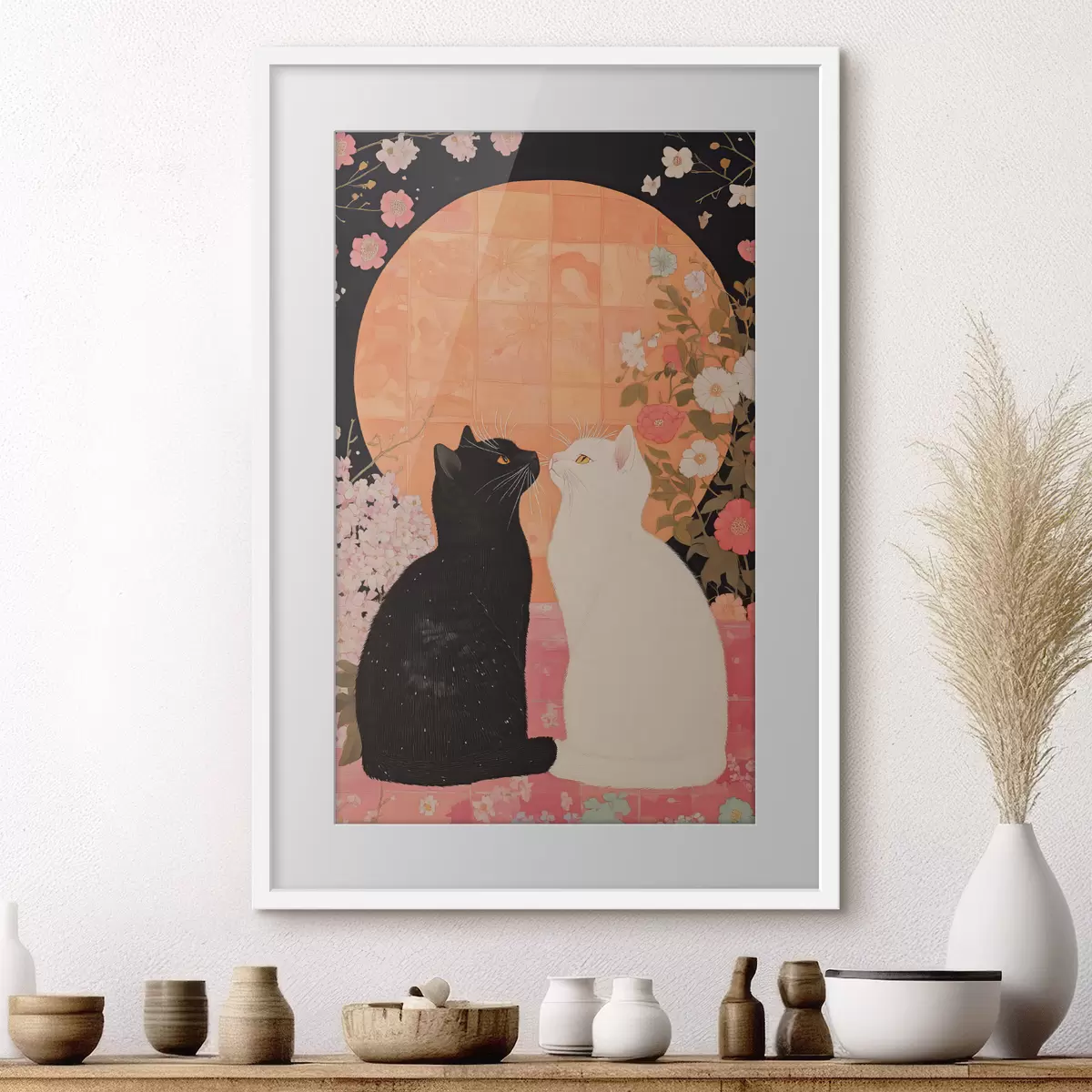 Poster Chat et grâce f40669