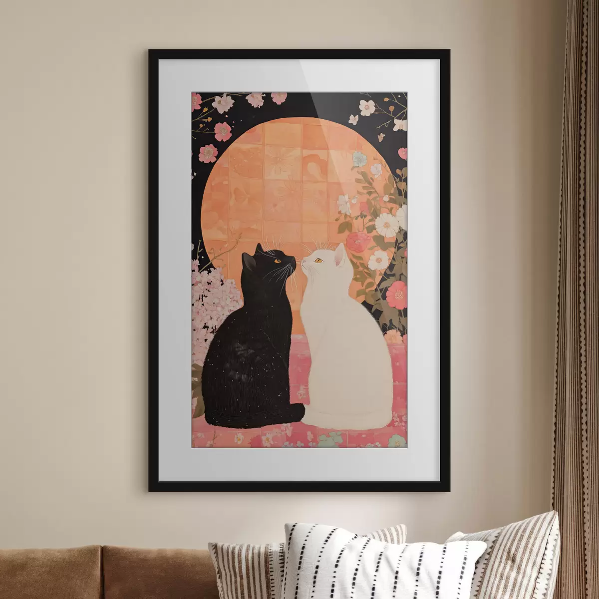 Poster Chat et grâce f40669