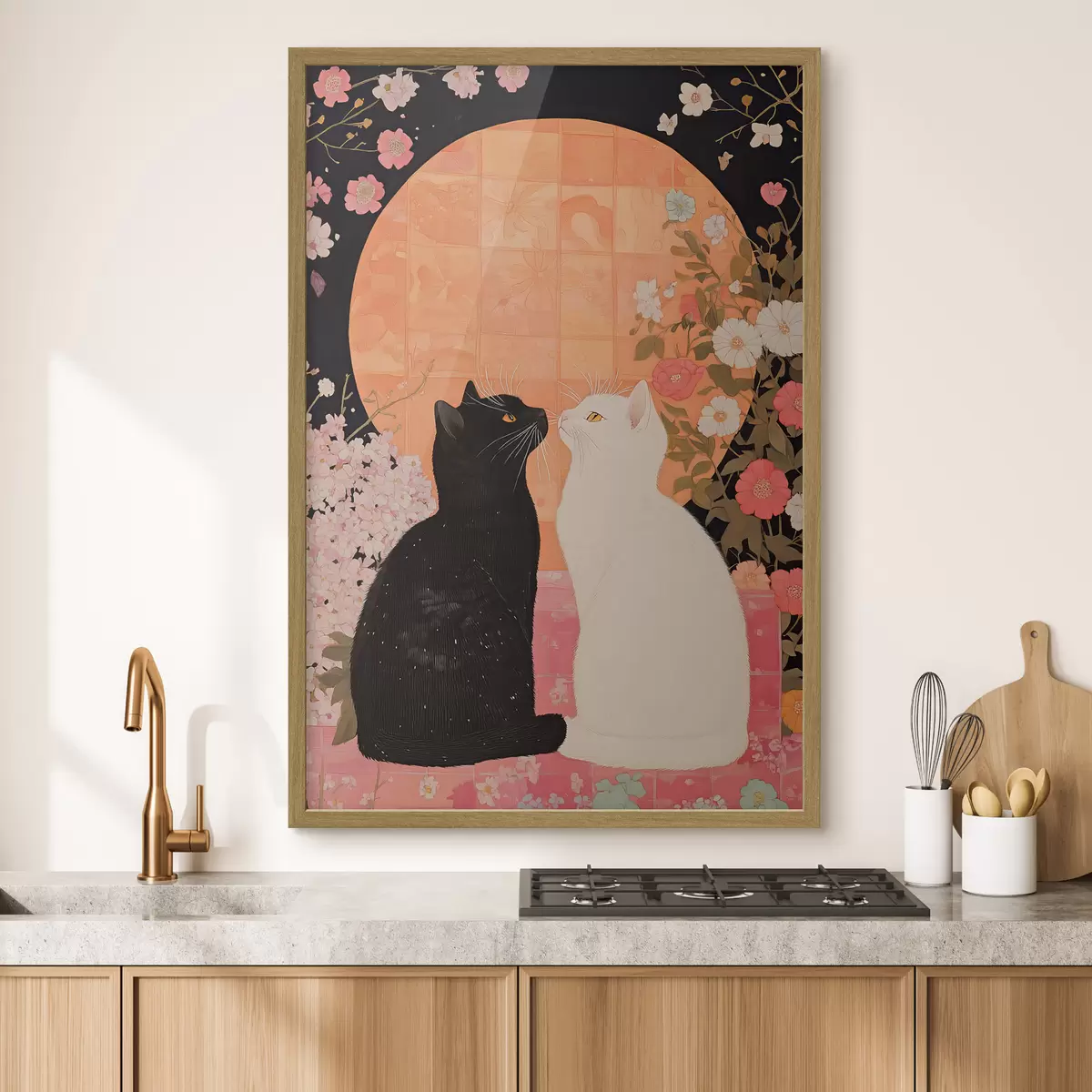 Poster Chat et grâce f40669