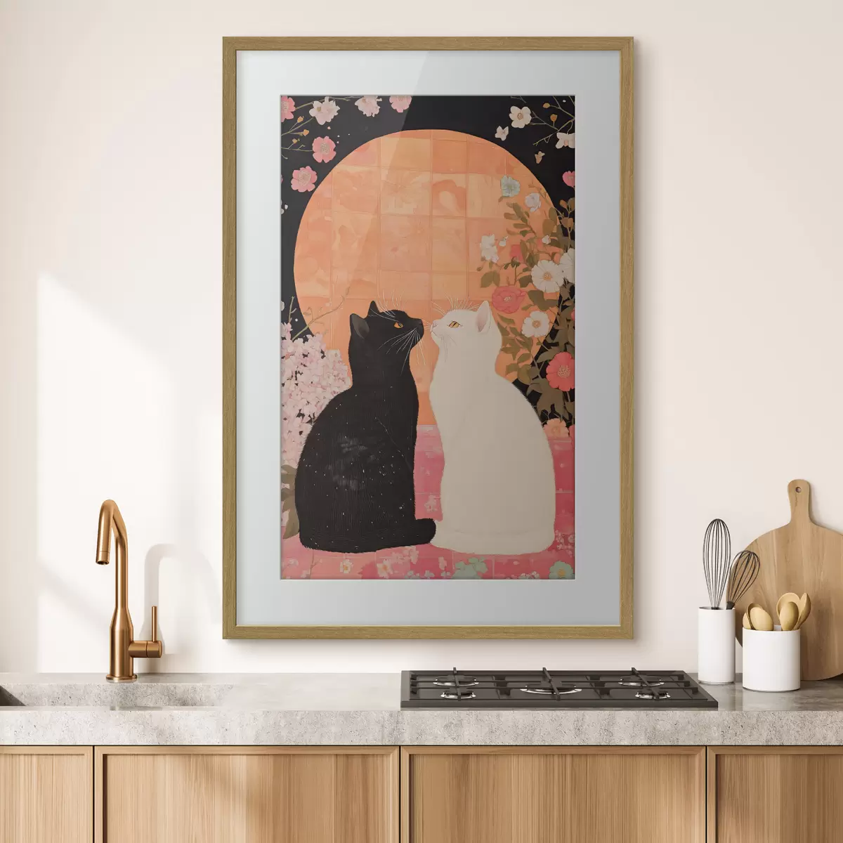 Poster Chat et grâce f40669
