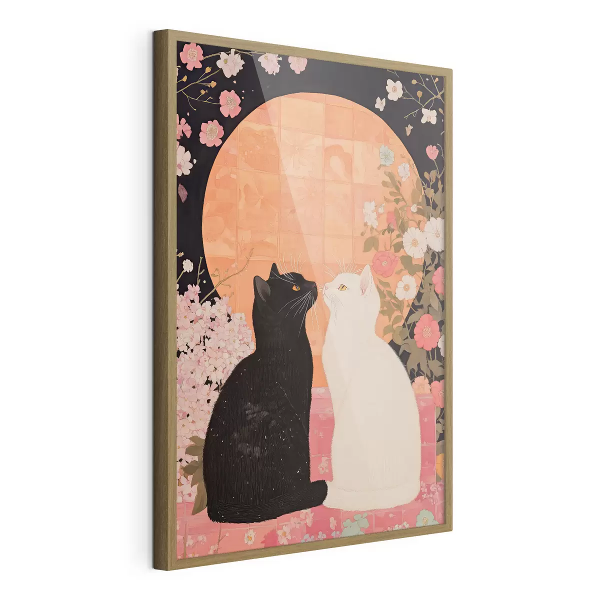 Poster Chat et grâce f40669
