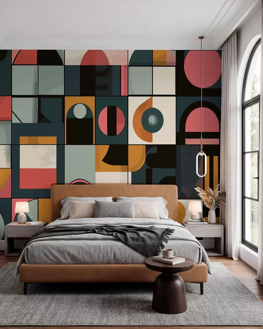 Papier peint Style Bahaus w01075