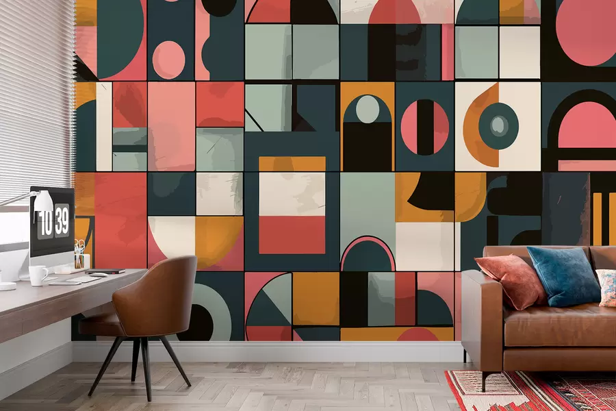 Papier peint Style Bahaus w01075