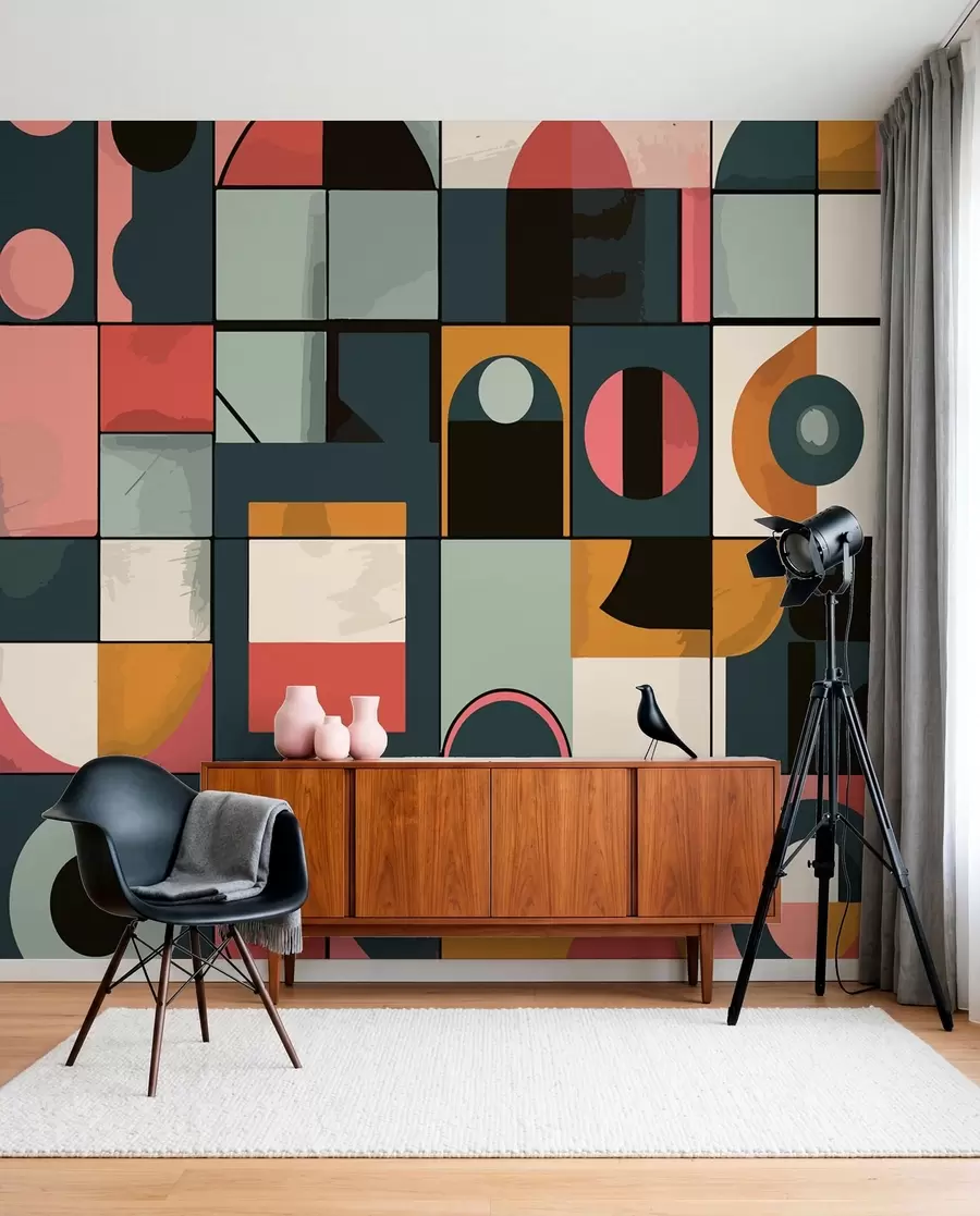 Papier peint Style Bahaus w01075