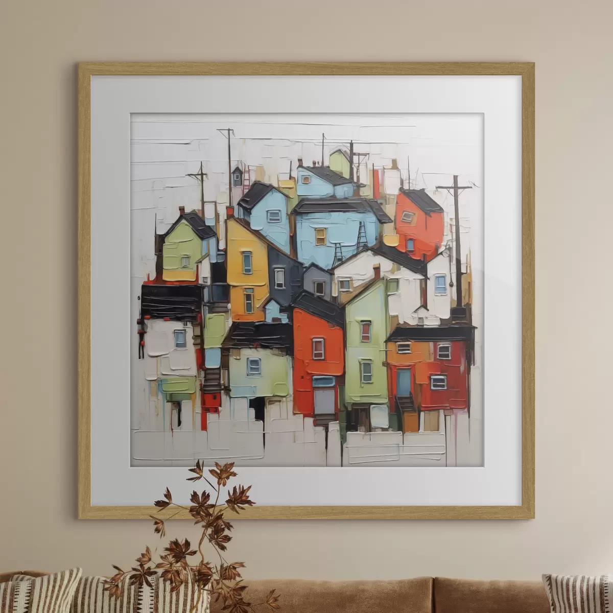 Poster Maisons en fête f40760