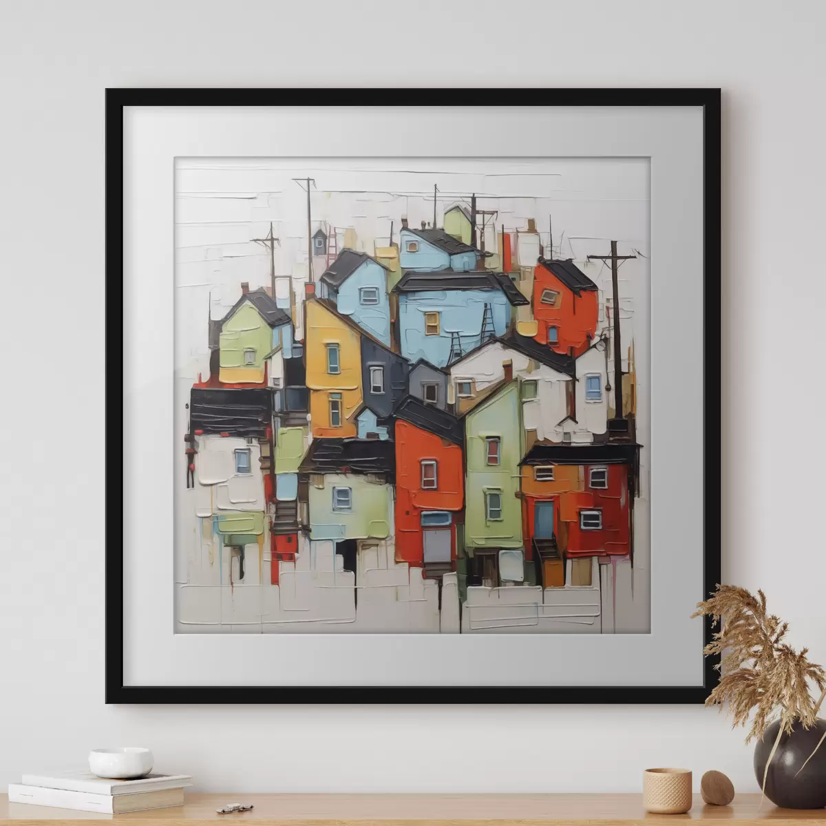 Poster Maisons en fête f40760