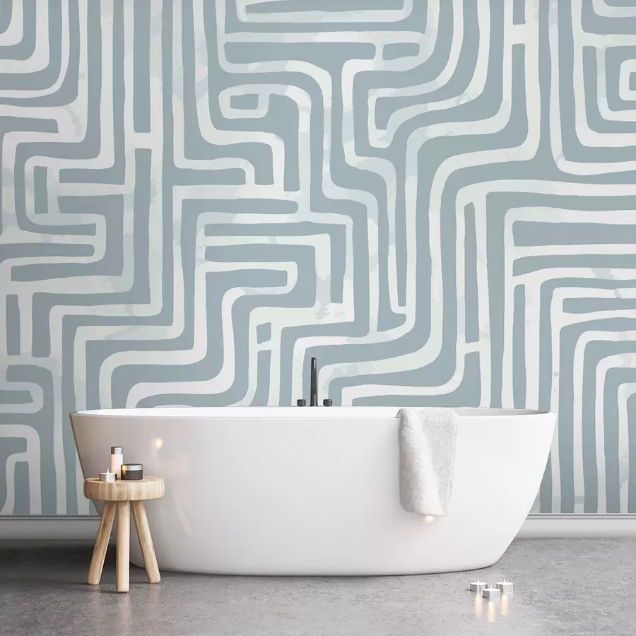 Papier peint Labyrinthe moderne et élégant w08299v1