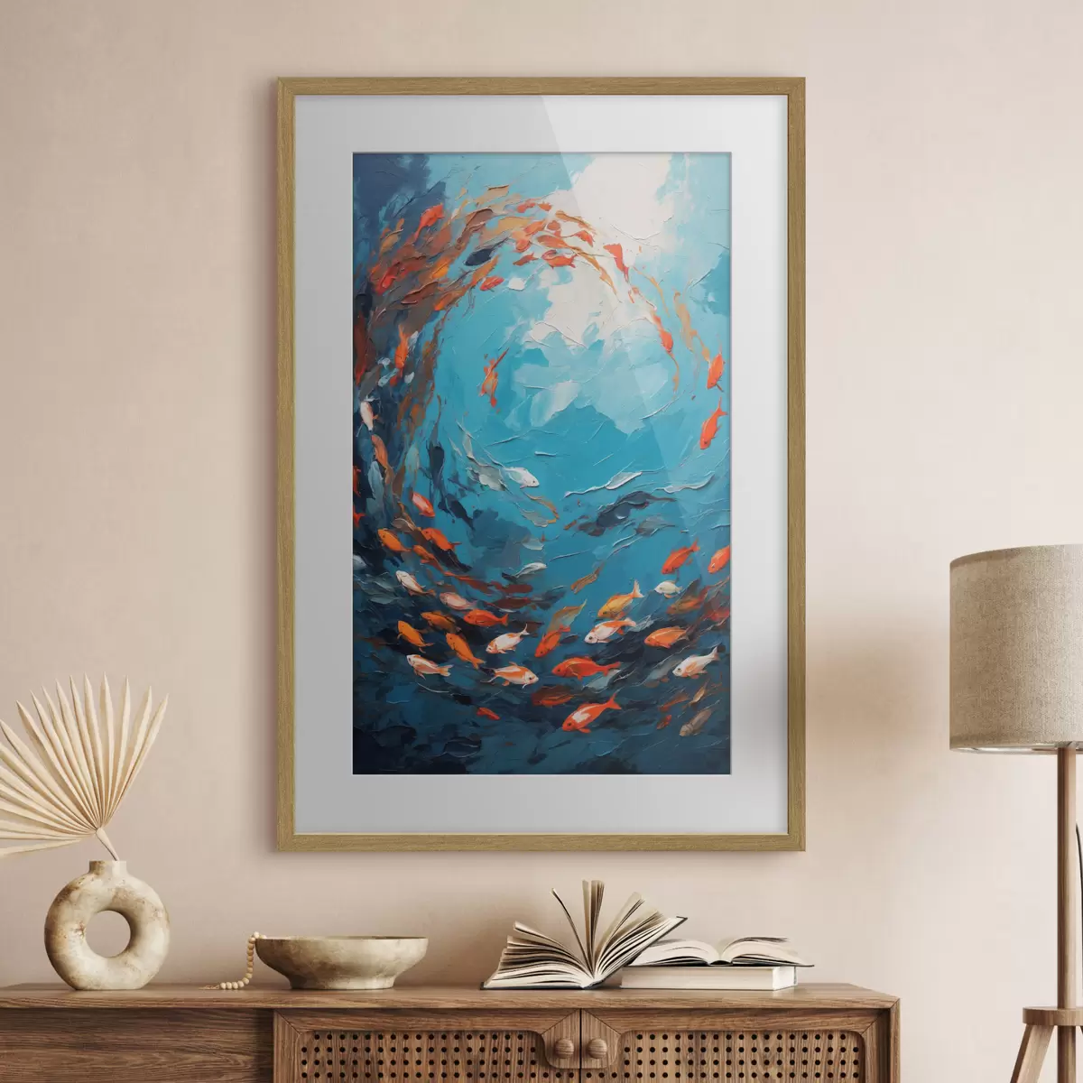 Poster Poisson dans l'huile f40633