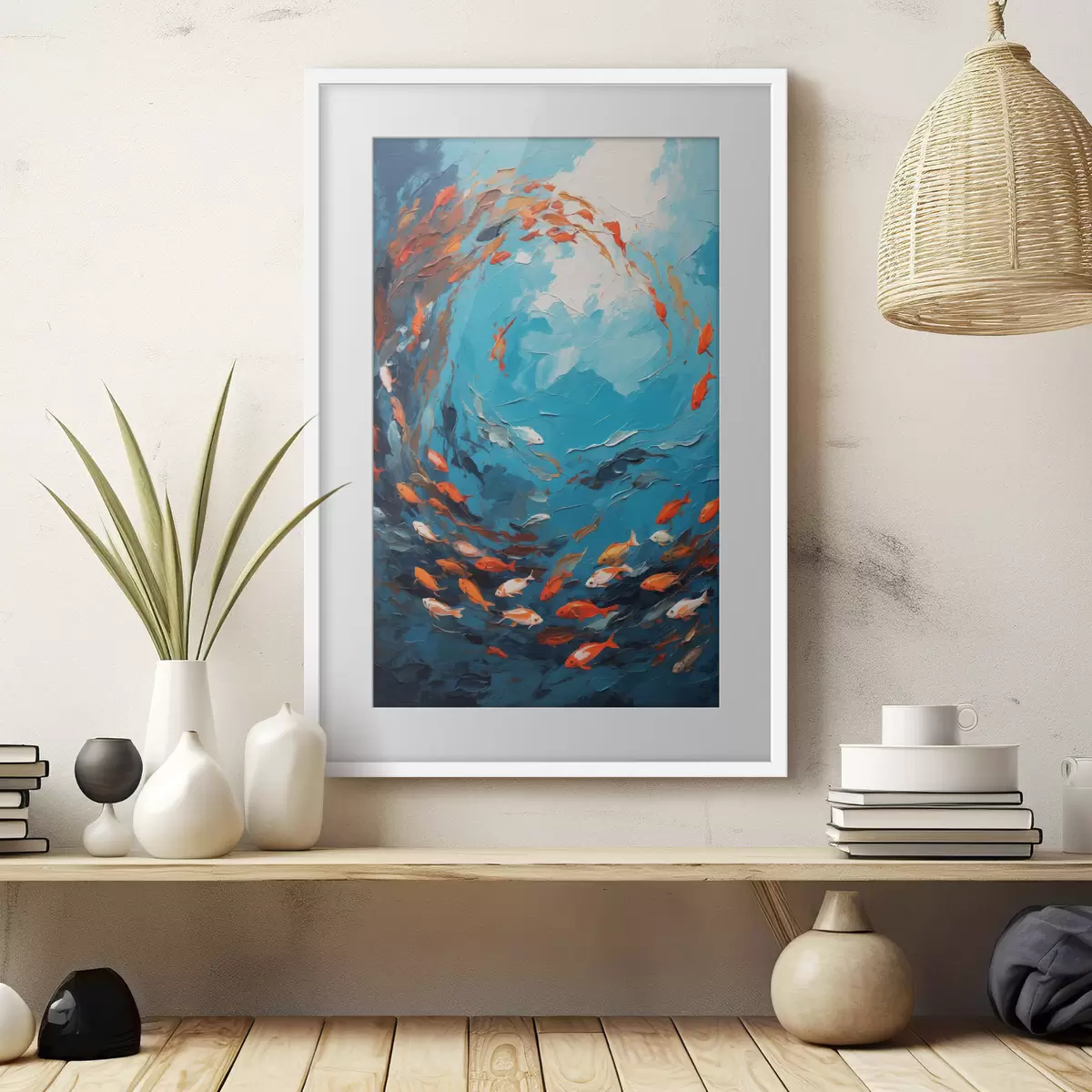 Poster Poisson dans l'huile f40633