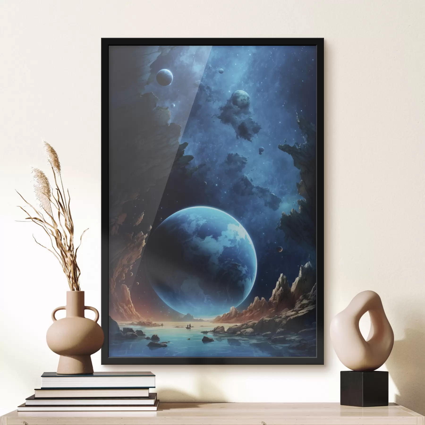 Papier peint Planètes bleues f40697