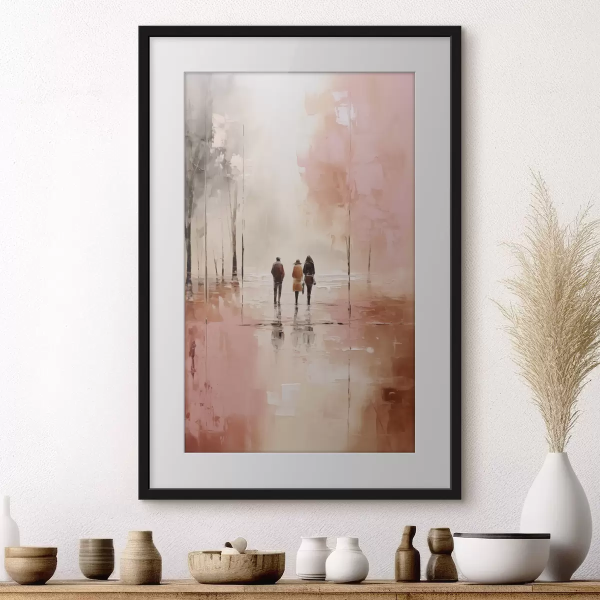 Poster Silhouette et rêverie f40802