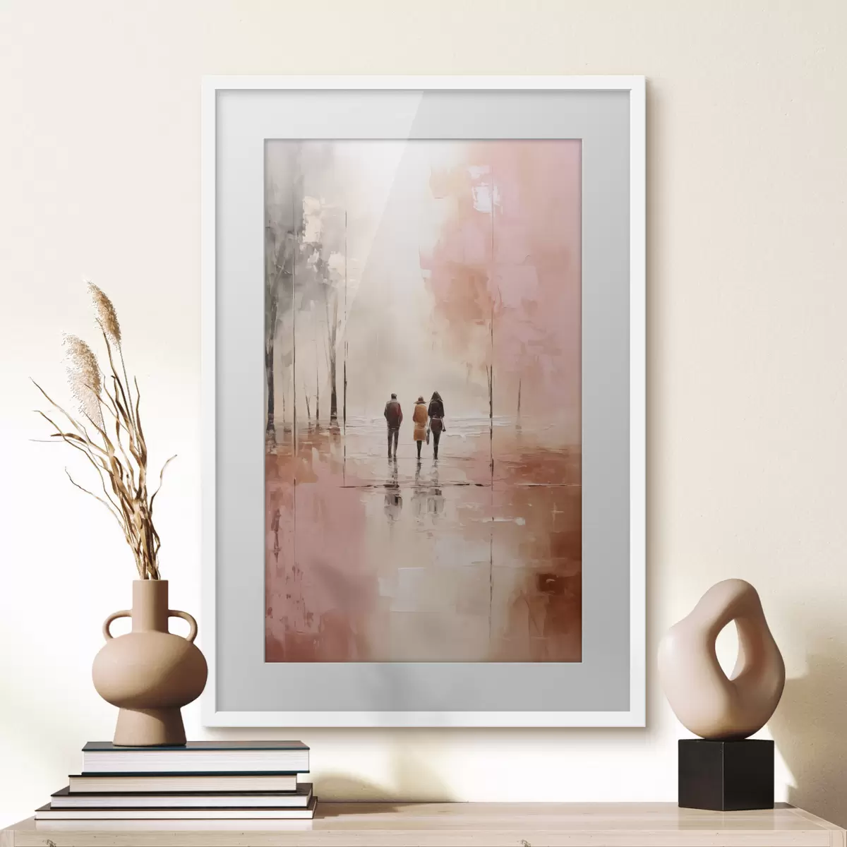 Poster Silhouette et rêverie f40802