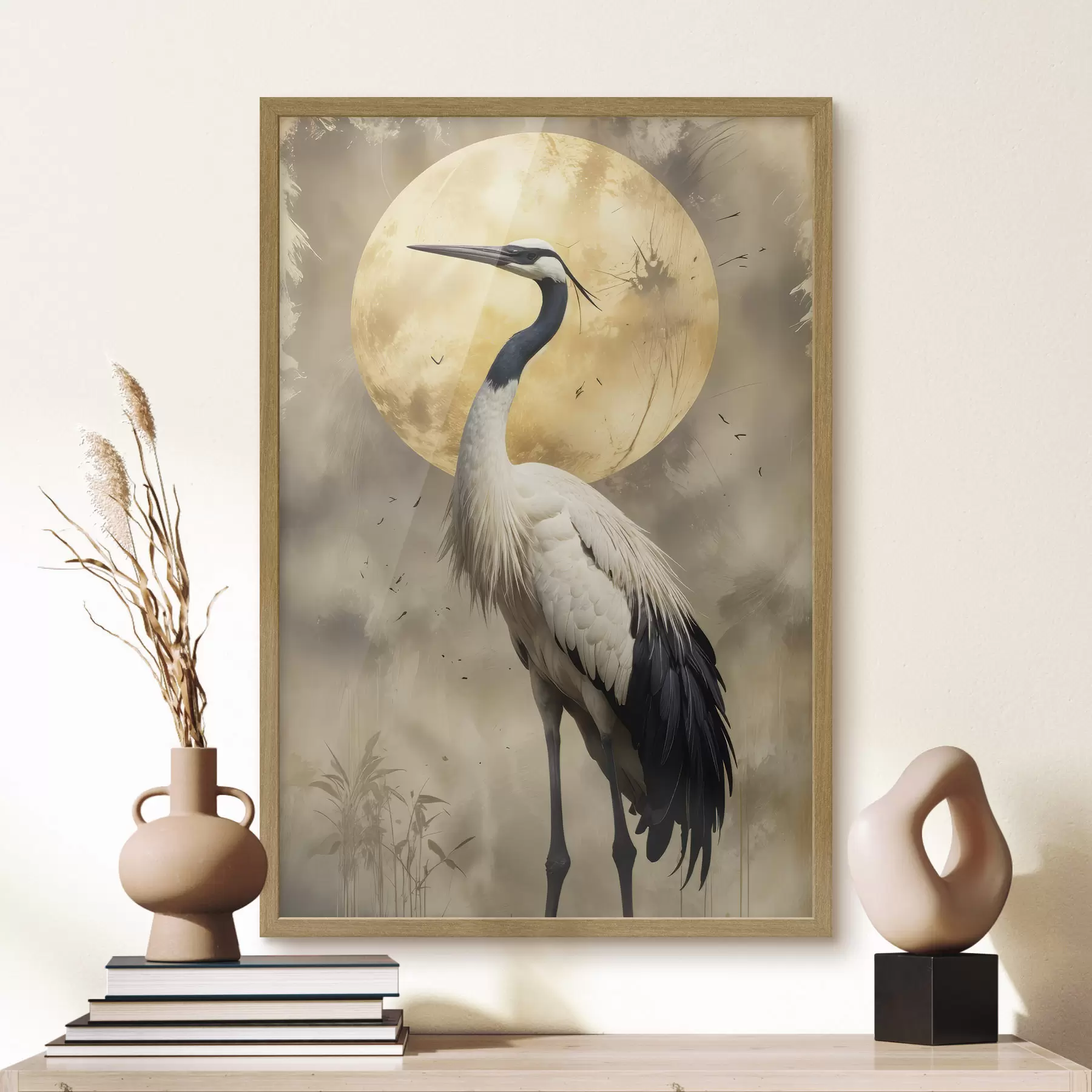Papier peint Lune et tendresse f40591