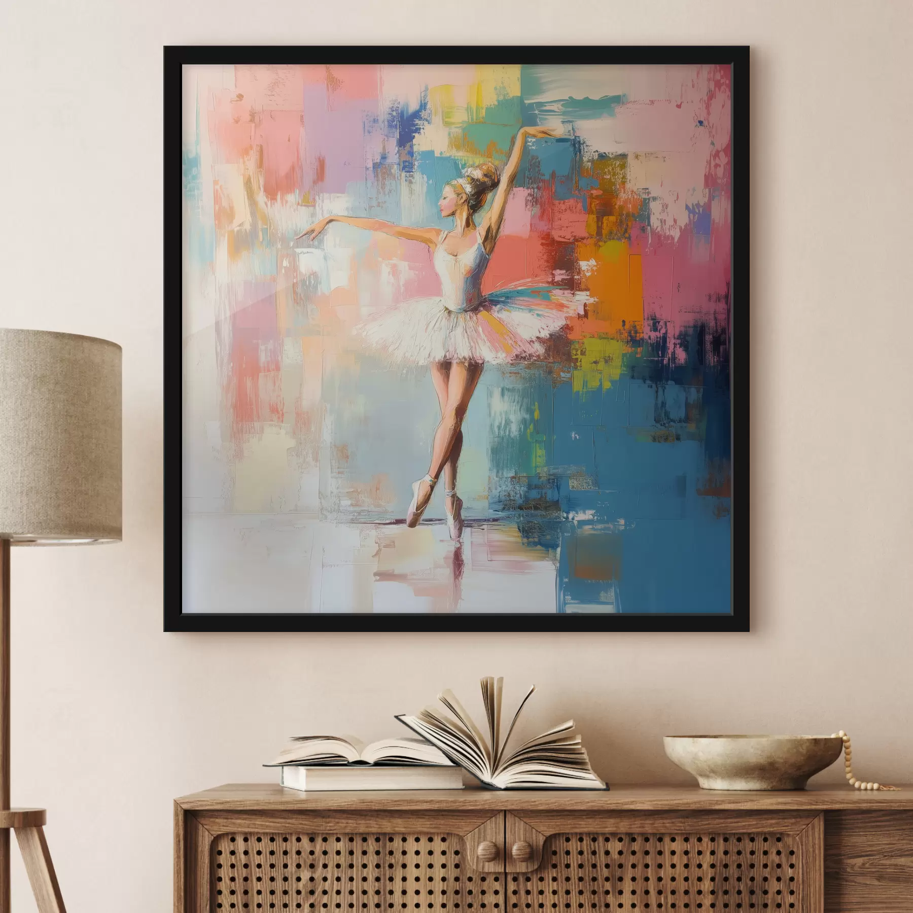 Papier peint Abstraction de la ballerine f40826