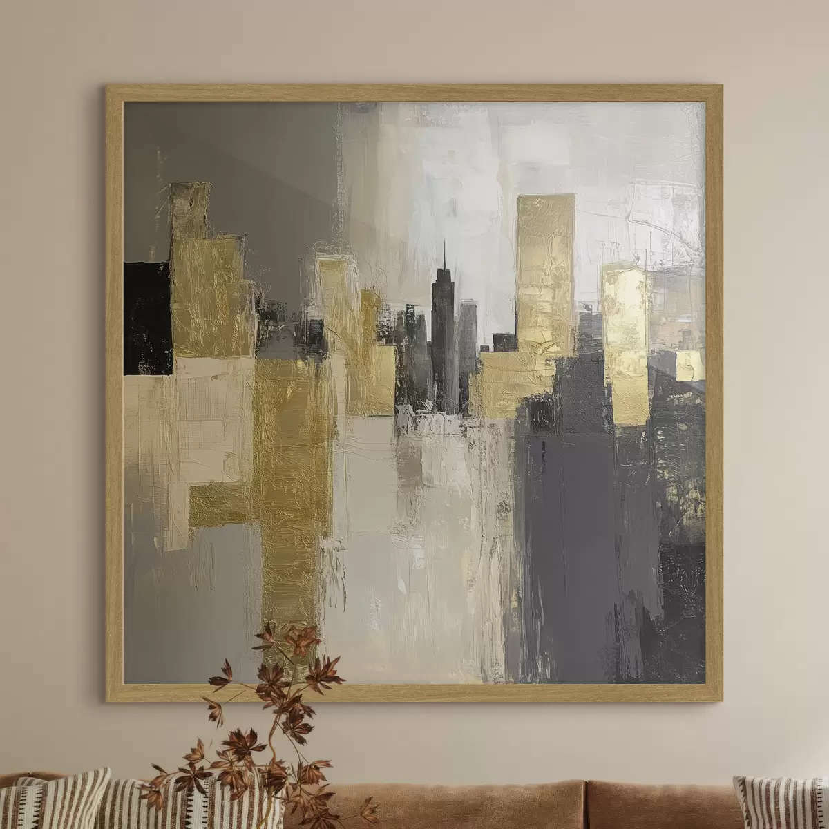 Poster Image abstraite de la ville f40831