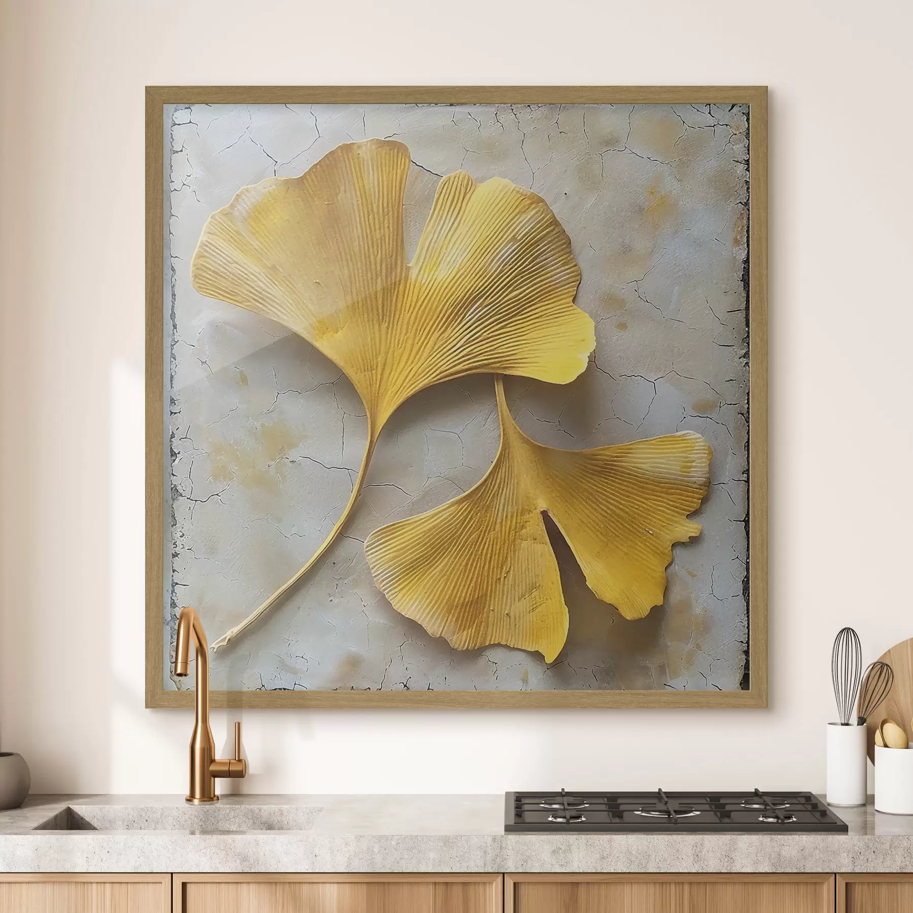 Papier peint Feuilles de ginkgo f40767