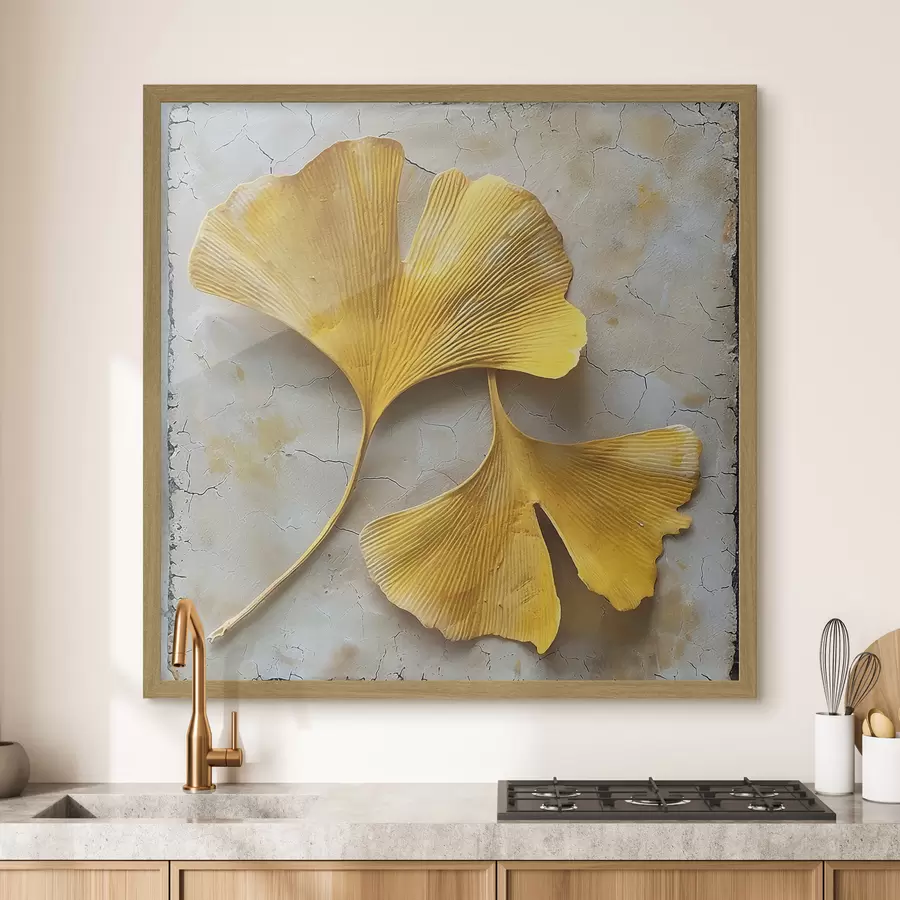 Papier peint Feuilles de ginkgo f40767