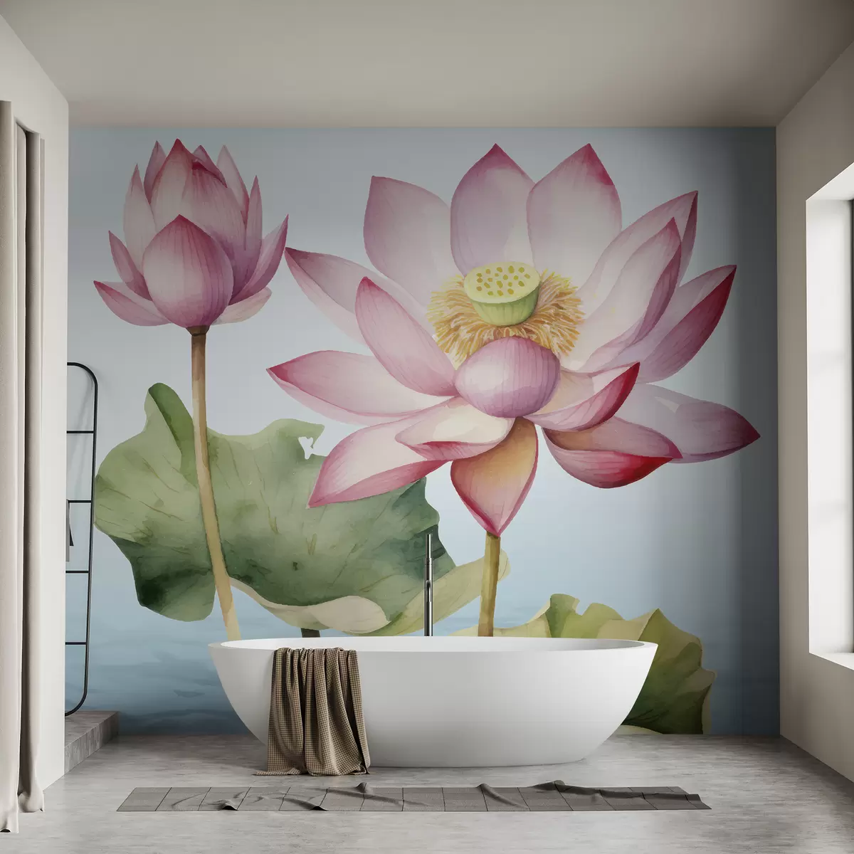 Papier peint Nénuphar sur l'eau w01676