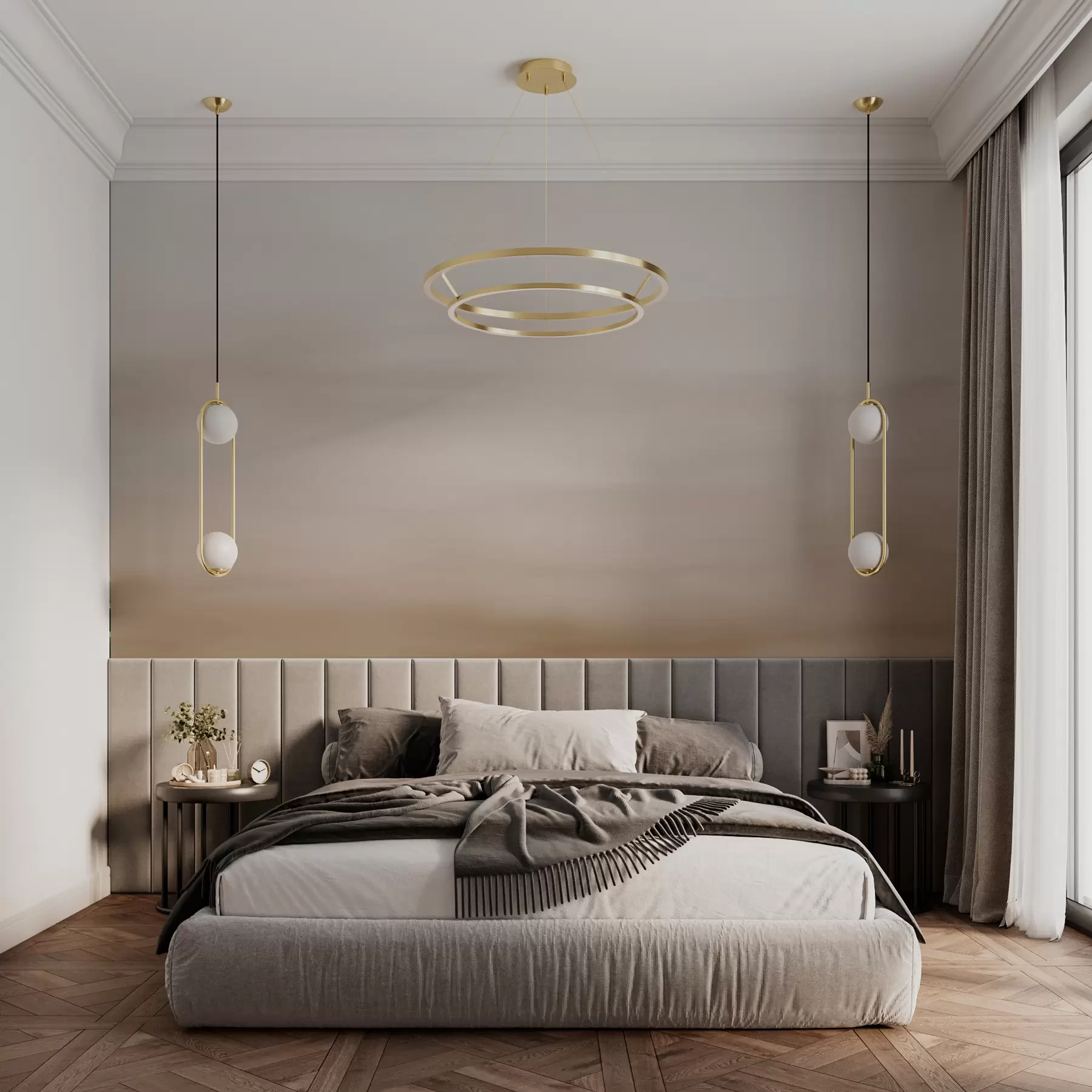 Papier peint Fond beige ombré w01642v2