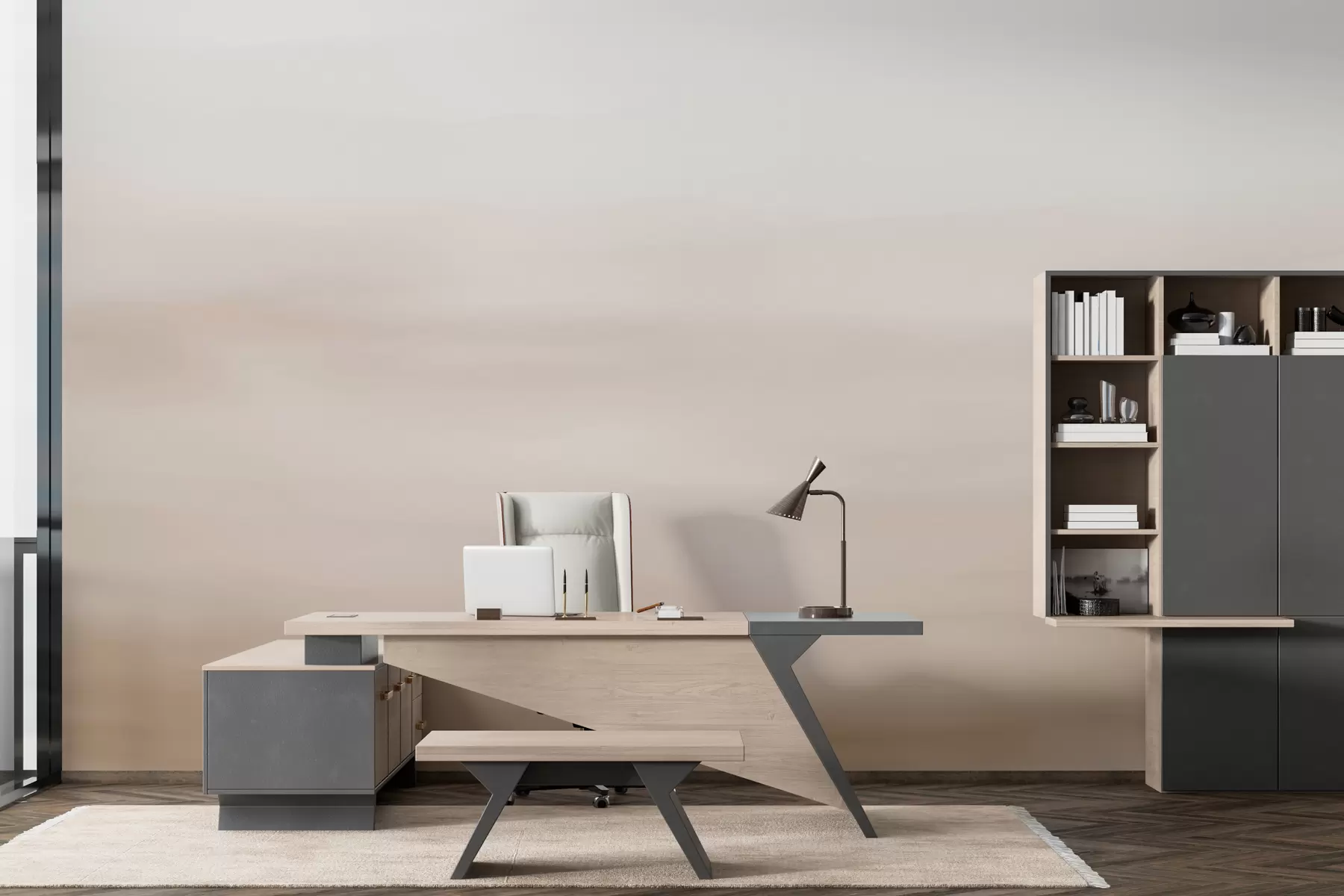 Papier peint Fond beige ombré w01642v2