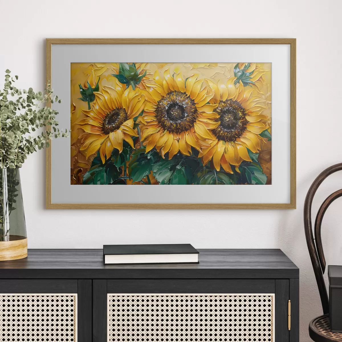 Poster Le sourire des tournesols f40787