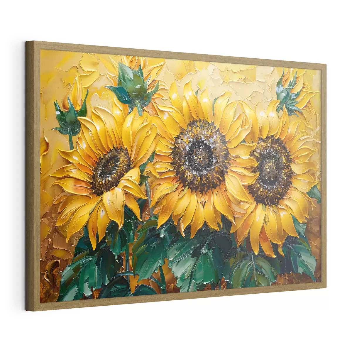 Poster Le sourire des tournesols f40787
