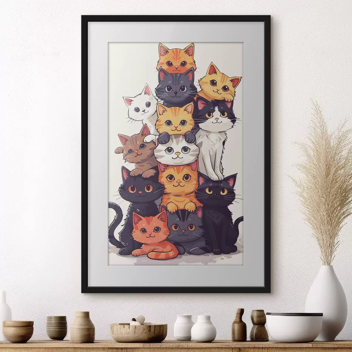 Poster Chats mignons f40924