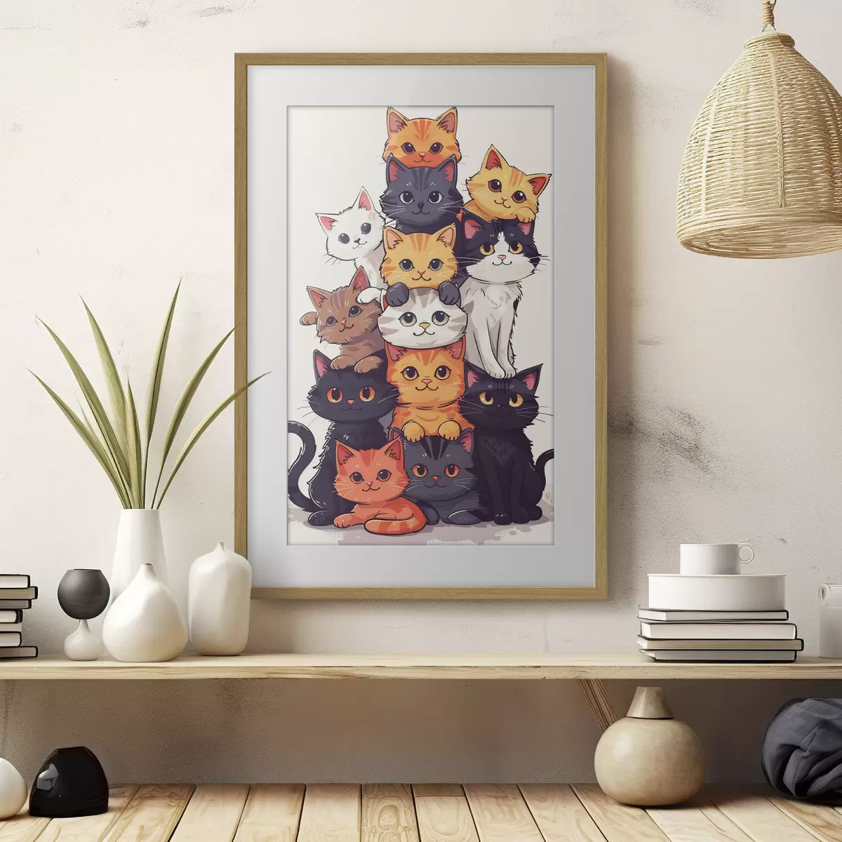 Poster Chats mignons f40924