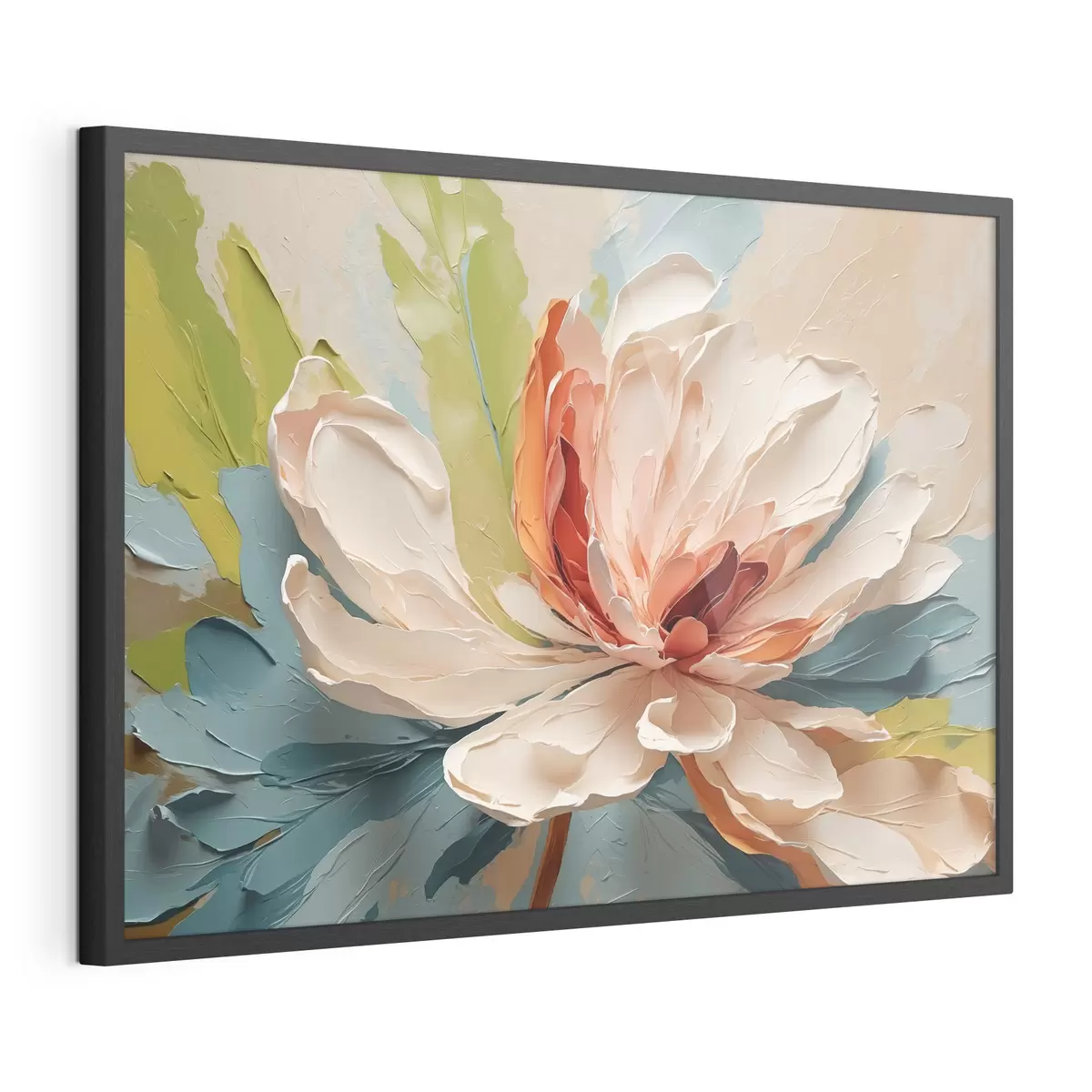 Poster Fleur abstraite à l'huile f40856
