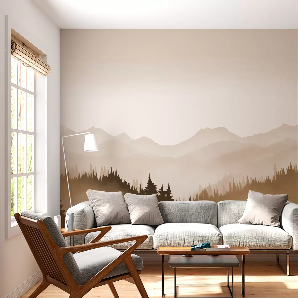 Papier peint Montagnes w01747v1