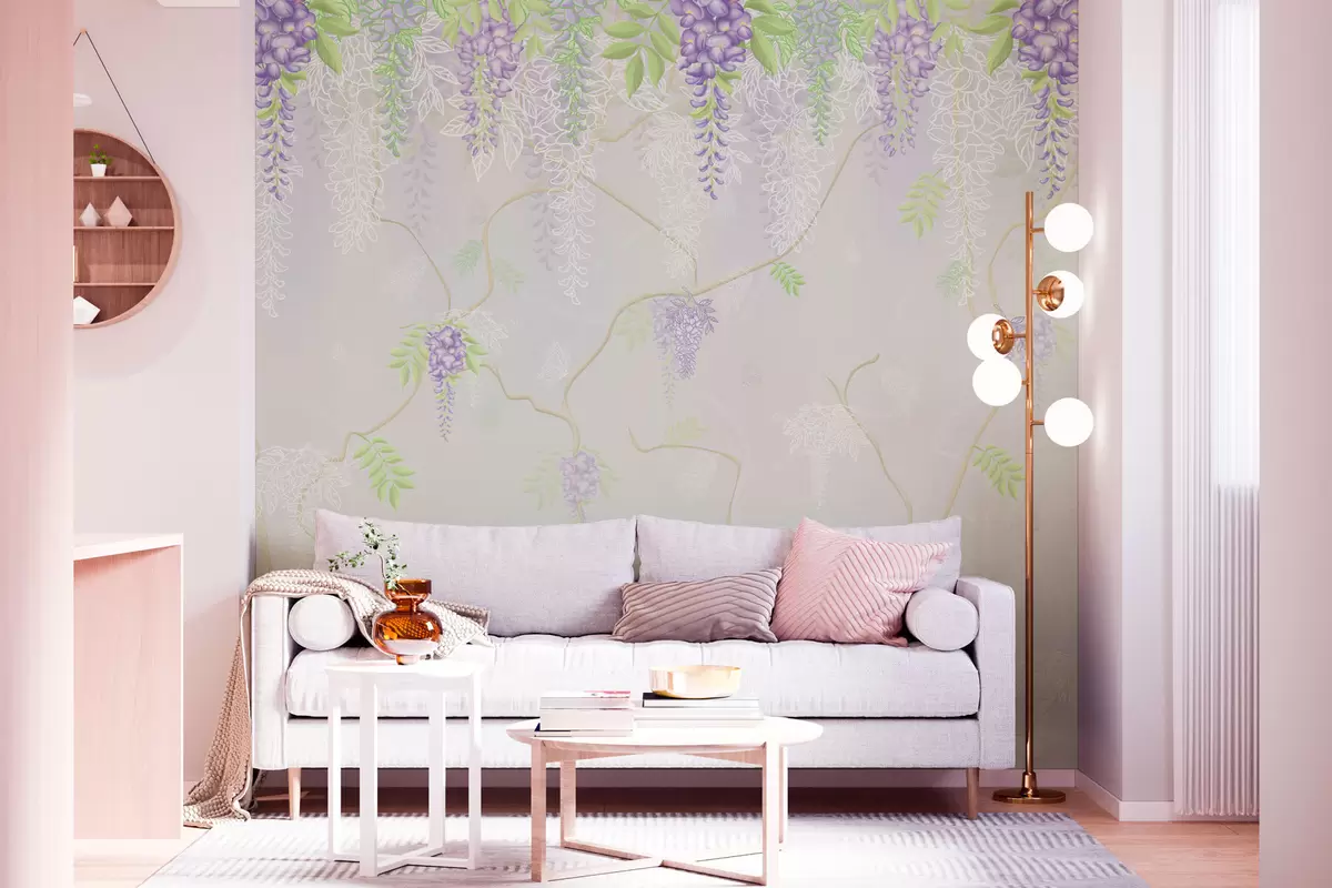 Papier peint Conception florale w01685