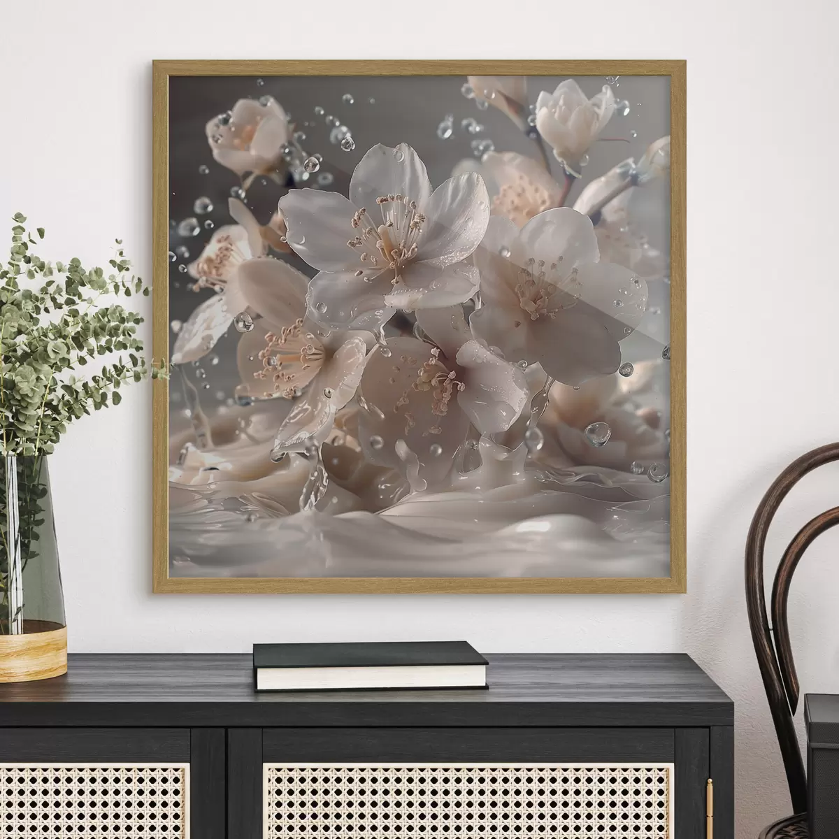 Poster Gouttes sur la tendresse f41003