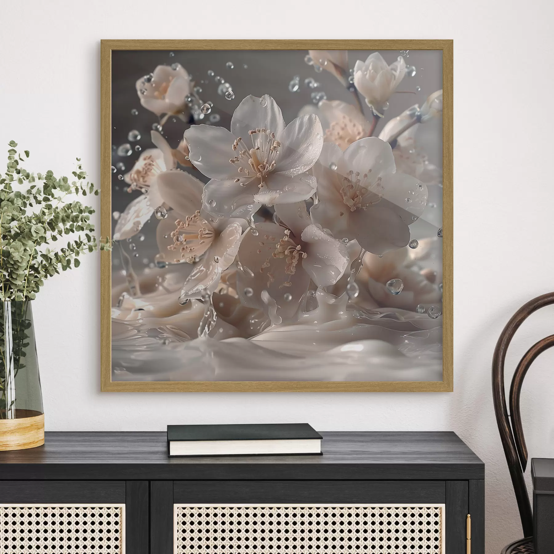 Papier peint Gouttes sur la tendresse f41003