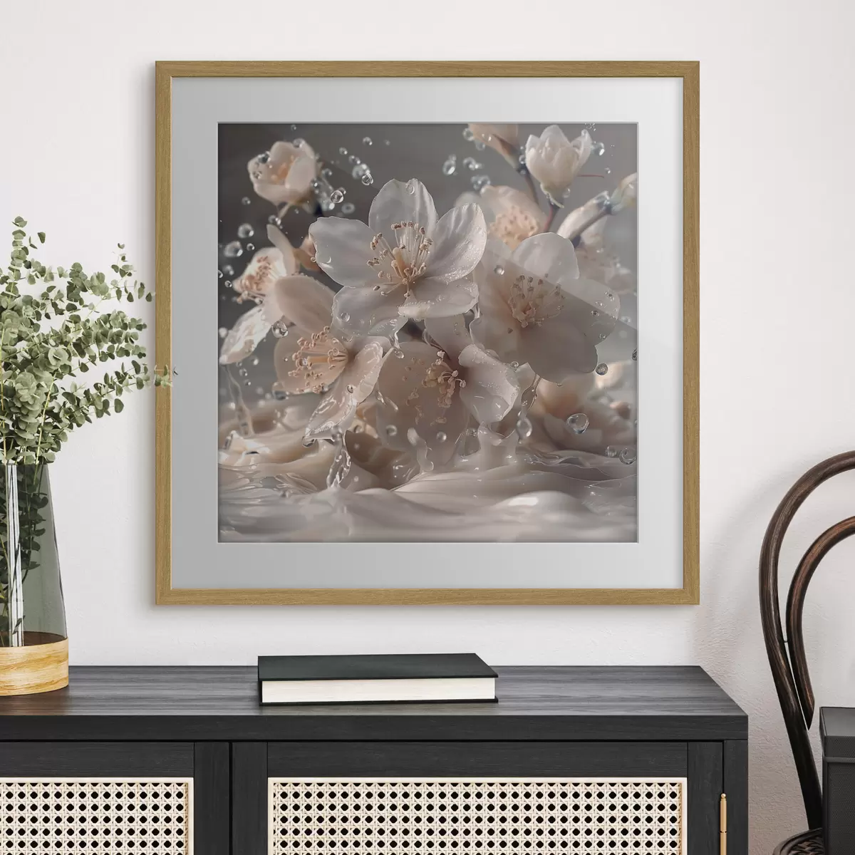 Poster Gouttes sur la tendresse f41003