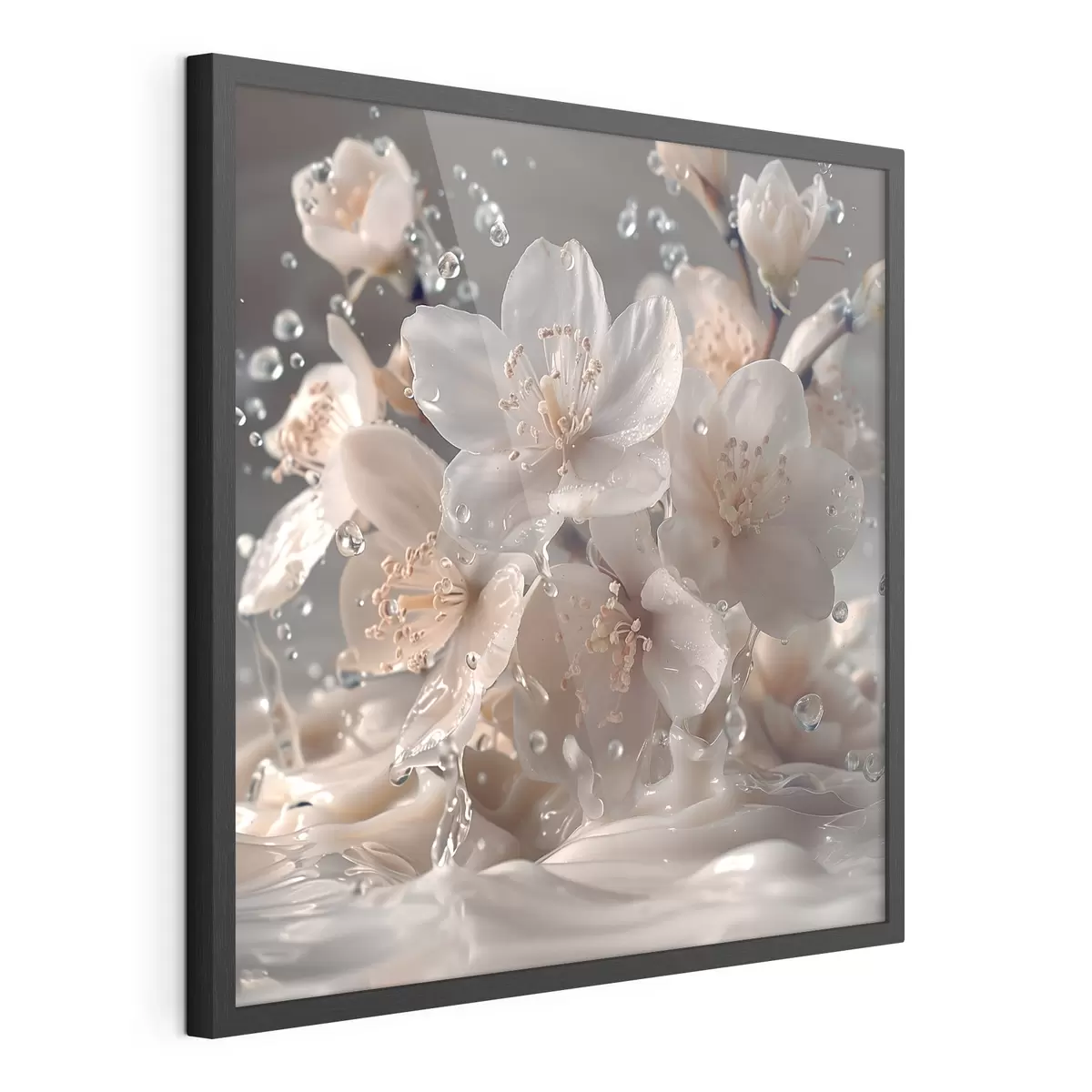 Poster Gouttes sur la tendresse f41003