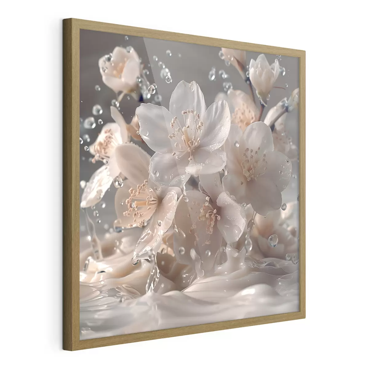 Poster Gouttes sur la tendresse f41003