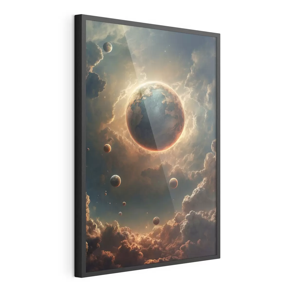 Poster Planète recouvrant le soleil f41034