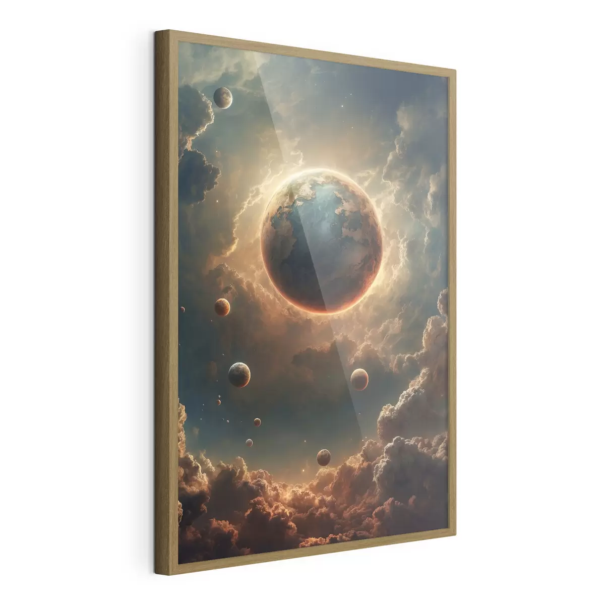 Poster Planète recouvrant le soleil f41034